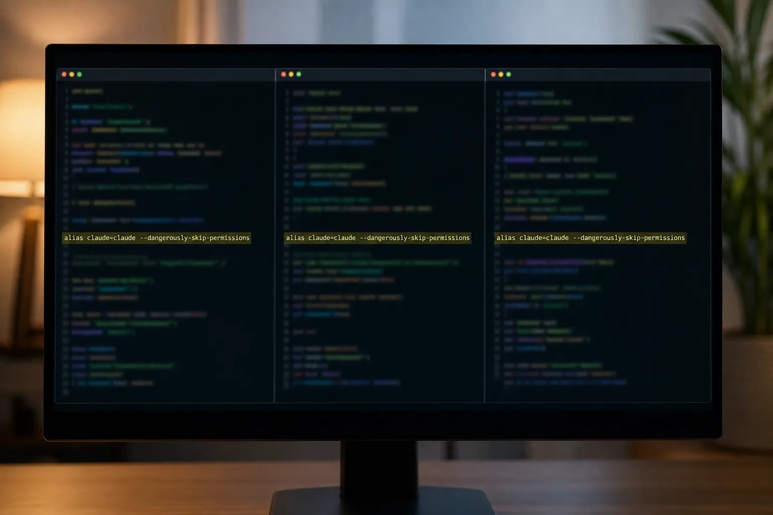 zsh、bash、WSL の各ターミナルでエイリアス設定を行う様子。各シェルの設定ファイルにエイリアスを追加し、作業効率を向上させる手順が示されている。