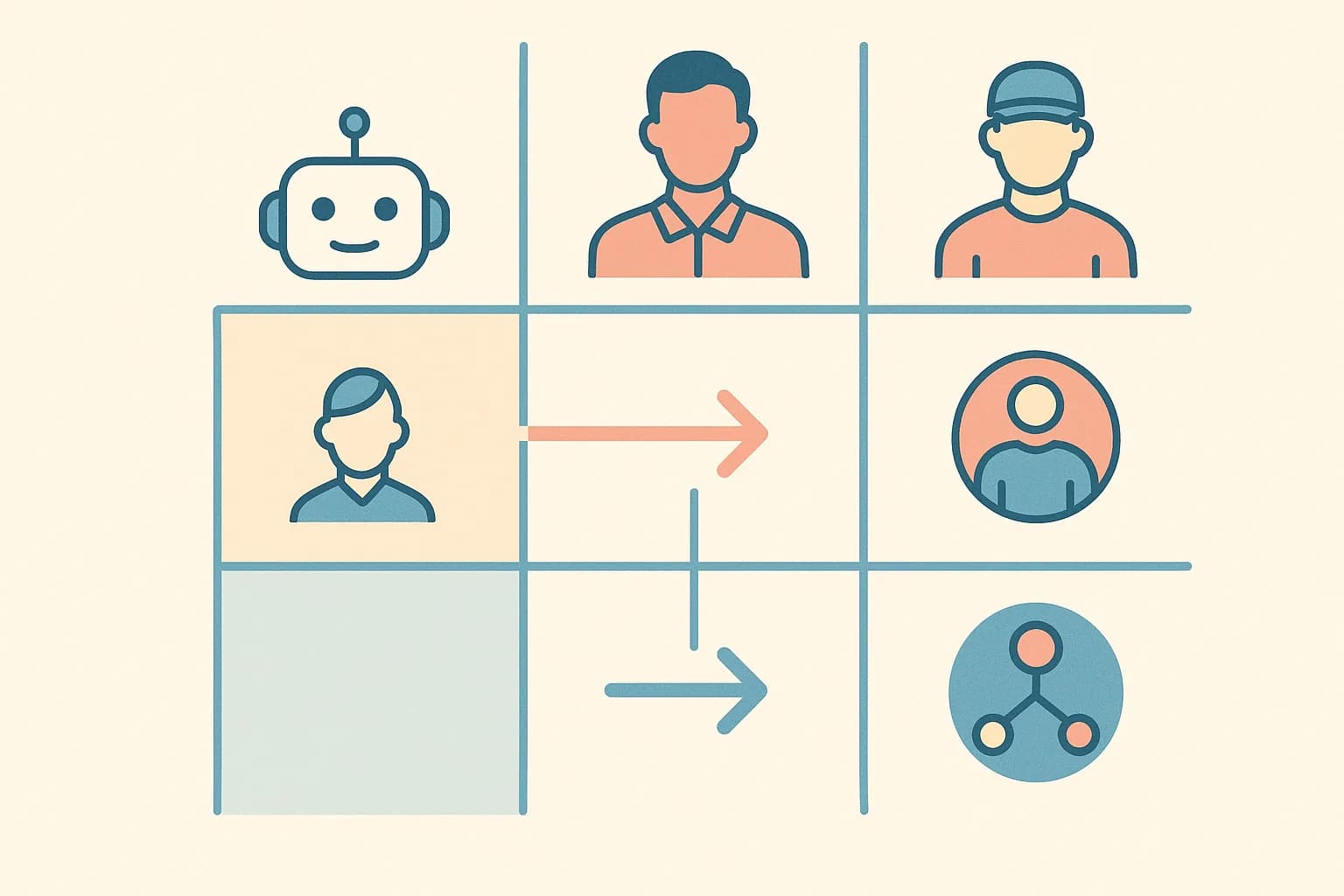 結論:AI 人材採用 3 形態の選び方マトリクス