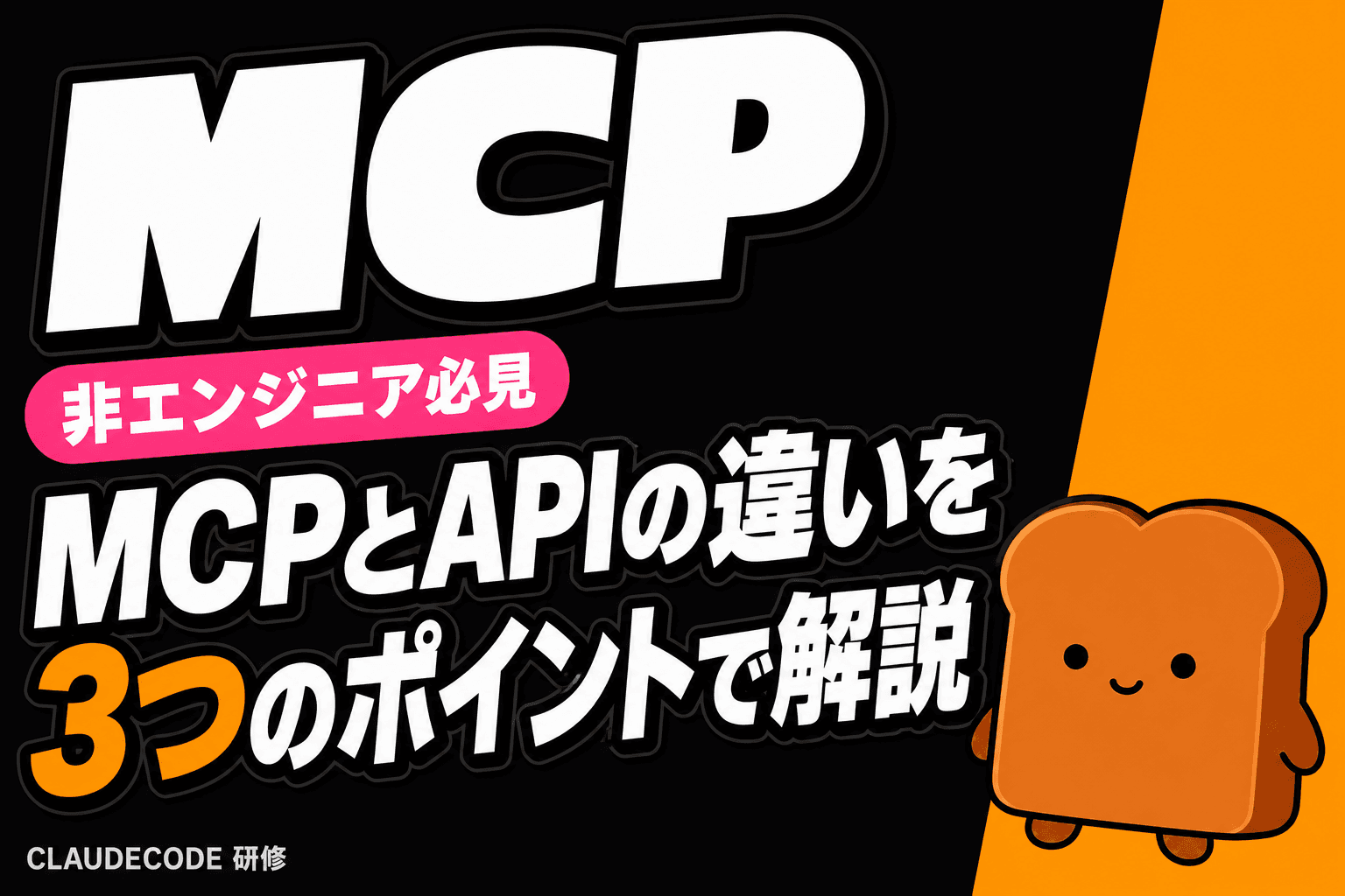 MCPとAPIの違いを解説—Claude Code初心者が知るべき3つのポイント